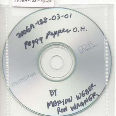Peggy Pepper OH Tape 1 CD