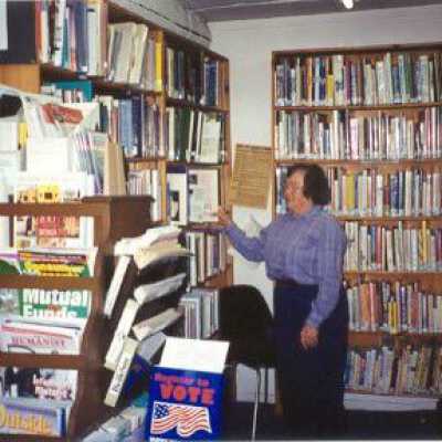 Shirley Moyce in Old Library