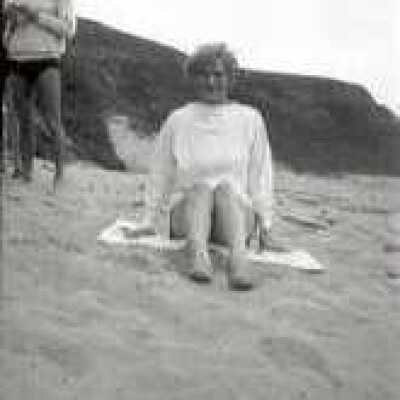 Woman on the sand
