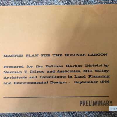 Master Plan For Bolinas Lagoon