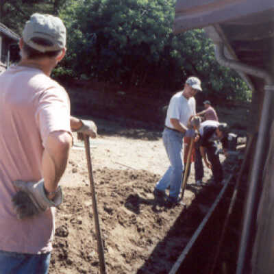 Planting Day at Community Center