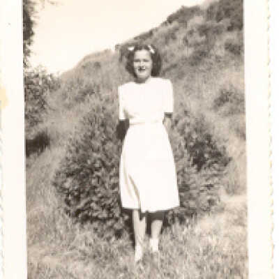 Young Woman on a Hillside