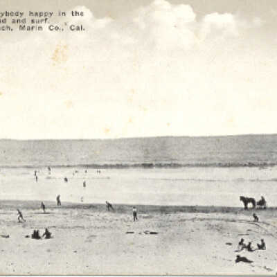 Beach on Bolinas Bay