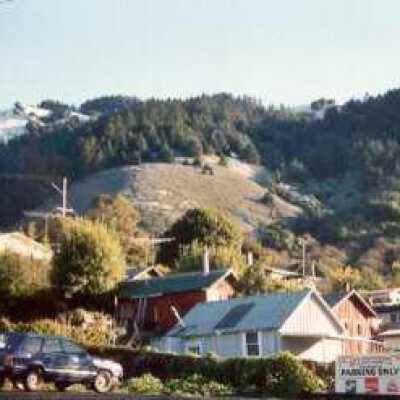 Snow on hilltop