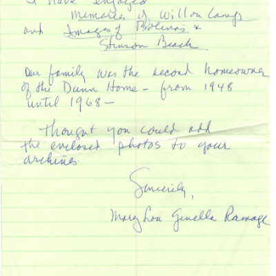 Accompanied note