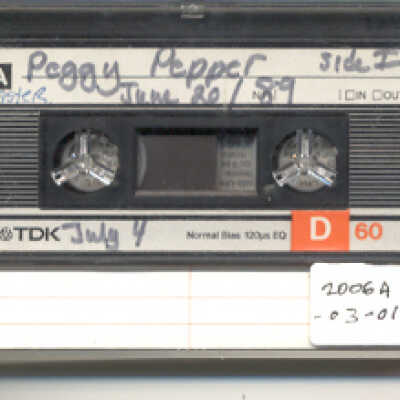 Peggy Pepper Oral History