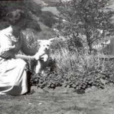 Woman with pet