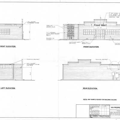 Chevron Station Building Elevations