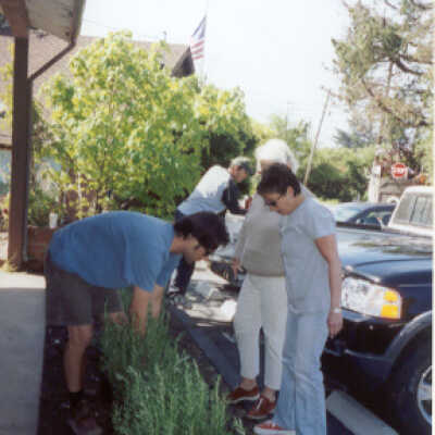 Planting Day at Community Center