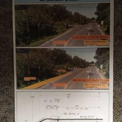 Shoulder Widening at Stinson Beach Park Entrance
