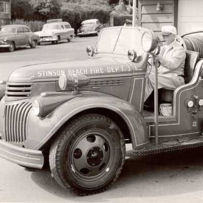 Vintage Fire Truck at the Ready
