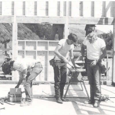 SB Firehouse #2 construction1983