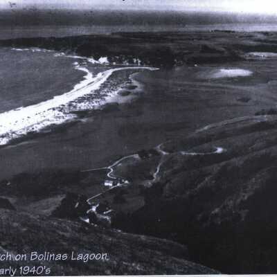 Stinson Ranch and Bolinas Lagoon early 1940's