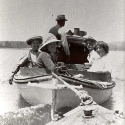 Boat to Bolinas 1912
