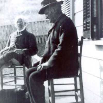 Captain Easkoot and Frank Cummings