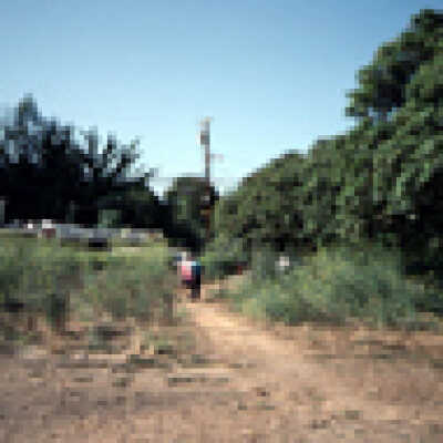 Village Green 1 site looking toward the Parkside Cafe