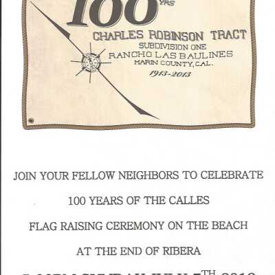 Charles Robinson Tract 100th Flyer