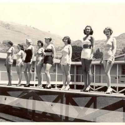 Lineup of Beauty Contestants
