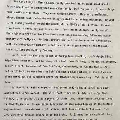 Kent Family history