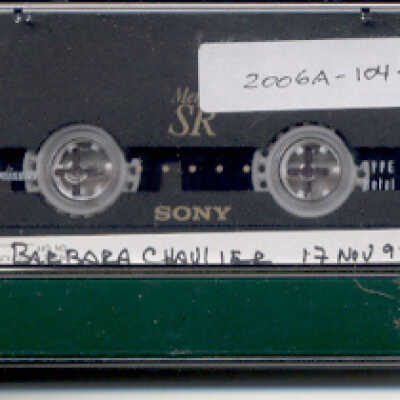 Oral History of Barbara Chavelier