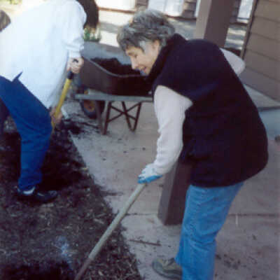 Planting Day at Community Center