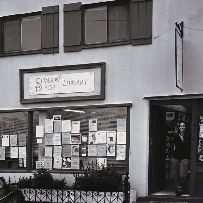 Kerry Livingston at library 1999