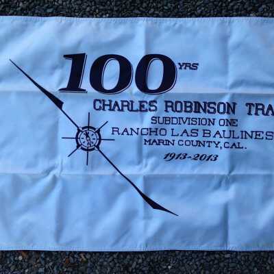 100th Year Charles Robinson Tract Flag