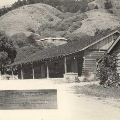 SB Community Center and Dedication Plaque