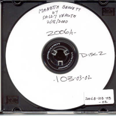 Oral History of Manetta Bennett