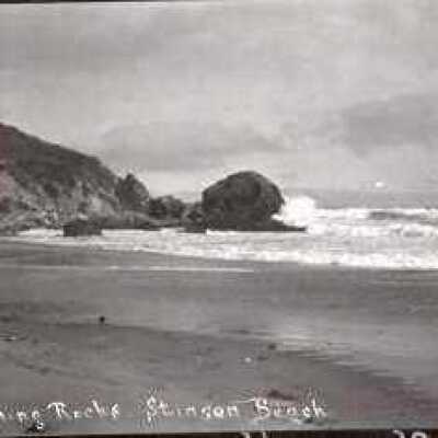 Stinson fishing rocks