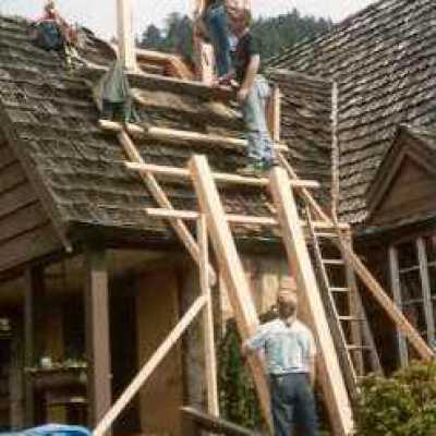 Construction of Chapel Bell Tower