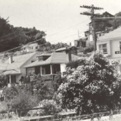 Airey's store and neighboring houses