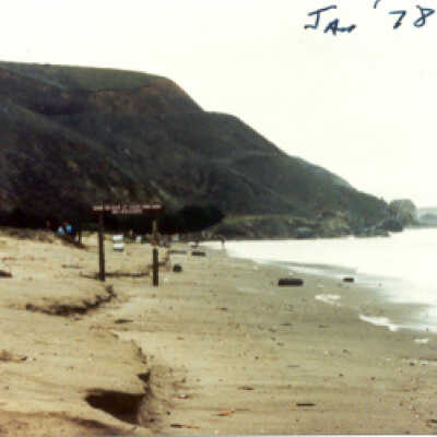 Storm of 1978, Public Beach after Storm