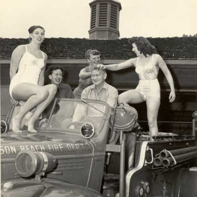 Firechief and contestants
