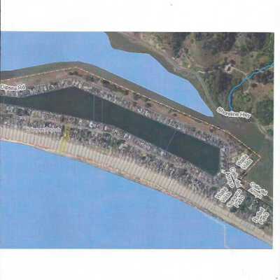 Seadrift Aerial Map in Color