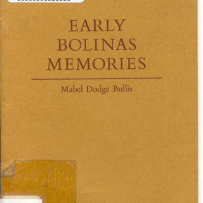 Early Bolinas Memories