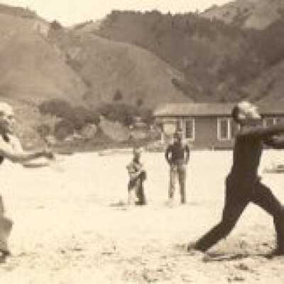 Baseball on Beach