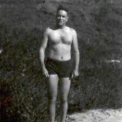 Man Posing on Beach