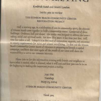 Town Meeting Invitation