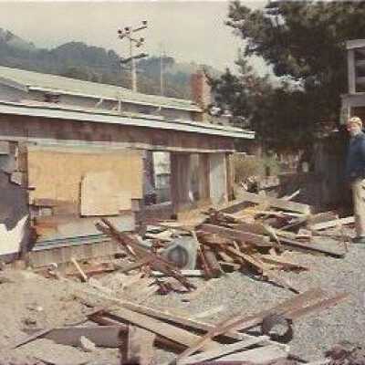 Storm Damaged House in Calles