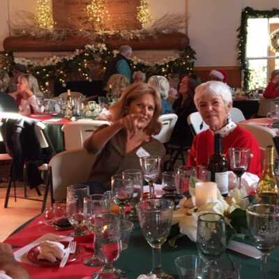 Ann Walsh & Friend at 2017 Holiday Luncheon