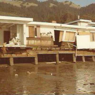 Beach House After 1983 Storm