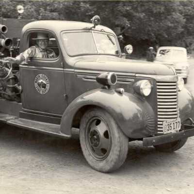 Fire truck, 1949