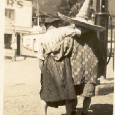 Retreating Couple