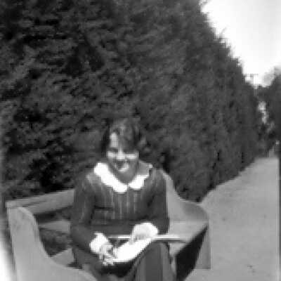 Young Woman on a Bench