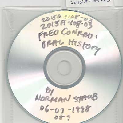 Fred Conradi Oral History/Bill Tacherra Interview