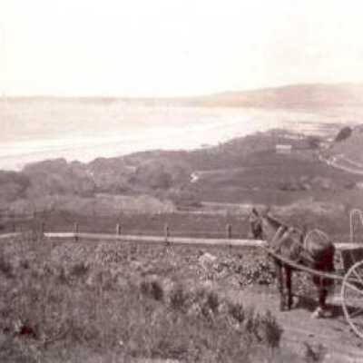 Panorama with horse & buggy