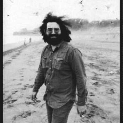 Jerry Garcia on Stinson Beach