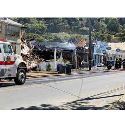 Propane tank explosion downtown, June 2020