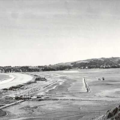 Start of filling for Dipsea Rd. and Seadrift Lagoon